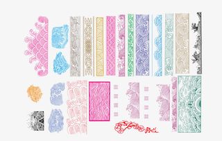 中国风祥云底纹免抠