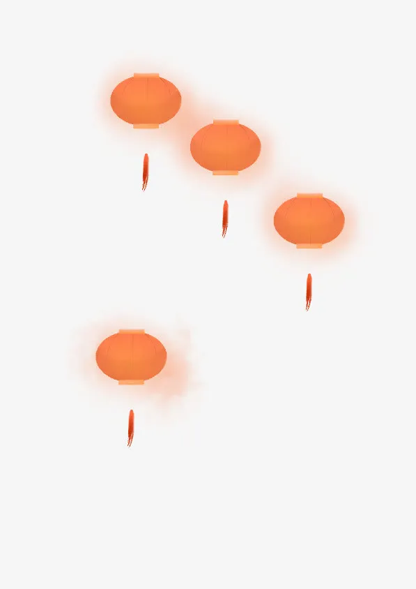 手绘灯笼免抠