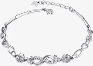 钻石白金手链七夕免抠