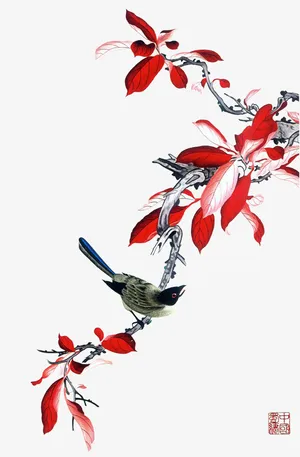 工笔画免扣素材 11免抠