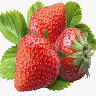 城市超市草莓装饰免抠