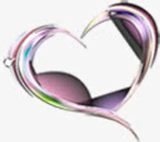 紫色唯美爱心装饰免抠