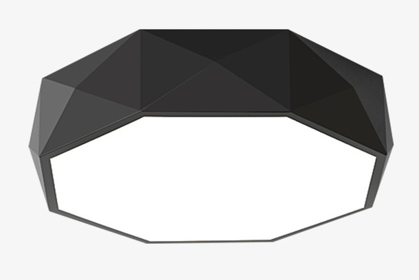 创意几何智能吸顶灯具免抠