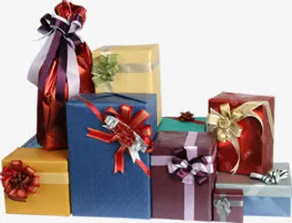 创意高清合成效果礼盒包装免抠