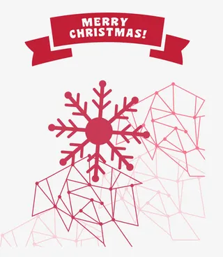 圣诞节雪花矢量图下载免抠