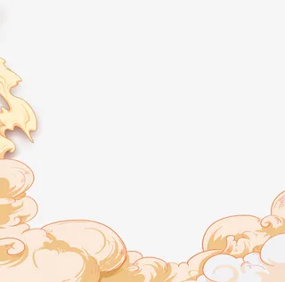 国潮国风祥云素材免抠