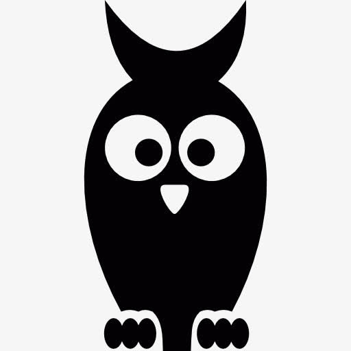 可爱猫头鹰图标免抠