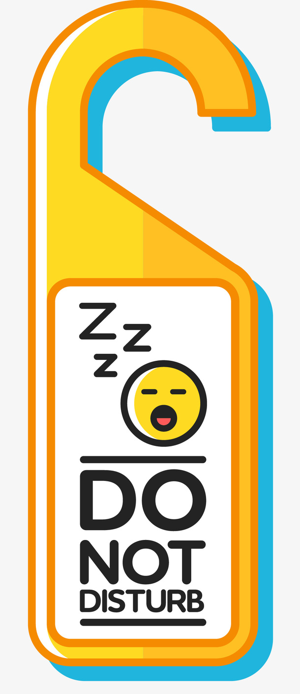 黄色反光矢量门牌免抠