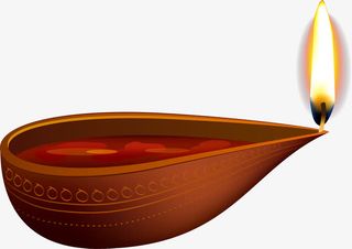 卡通印度蜡烛免抠