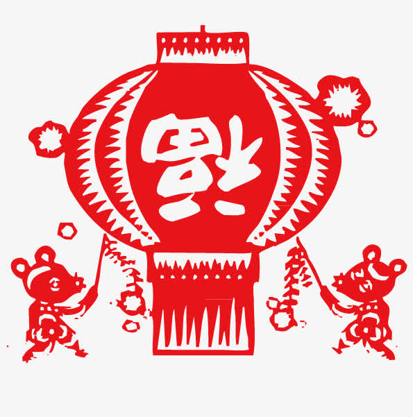 窗花福到免抠