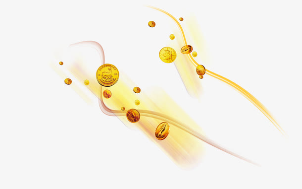 金币漂浮免抠