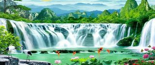 山水风景画高清