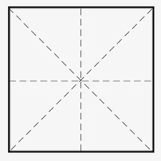 手绘扁平风格田字格免抠