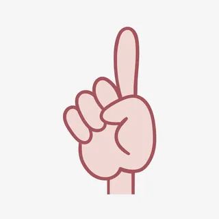 卡通手势设计矢量素材免抠