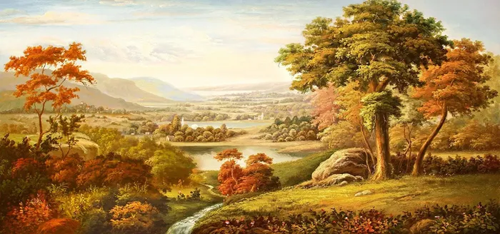 风景油画高清