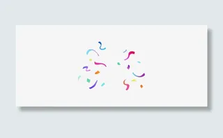 双十一的彩带免抠