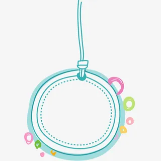 边框 底纹  线框 卡通 可爱免抠