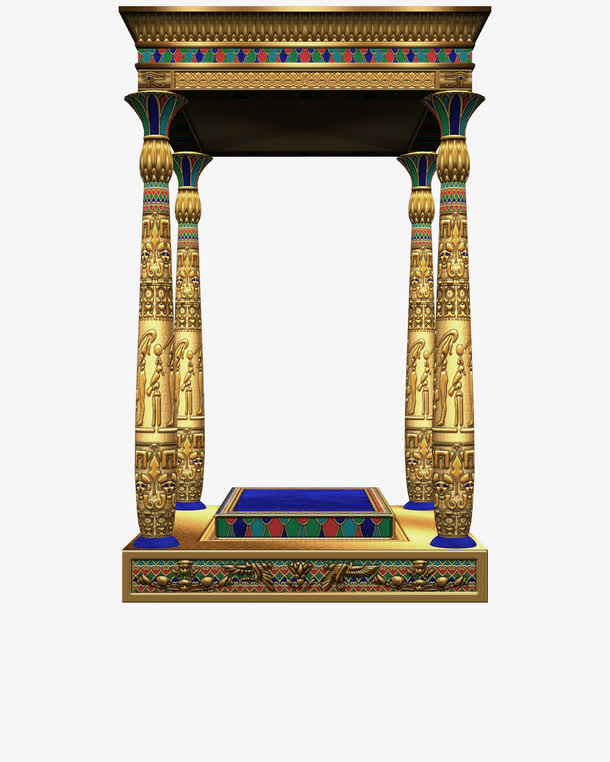 3D埃及建筑免抠