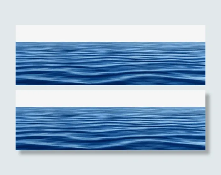 波浪 矢量 浪花海平面免抠