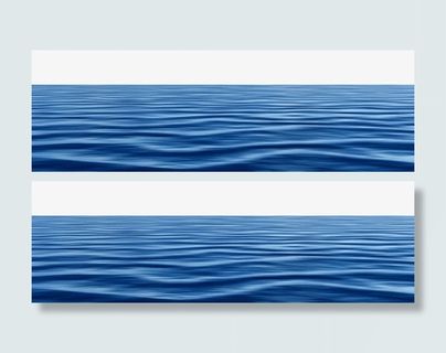 波浪 矢量 浪花海平面免抠