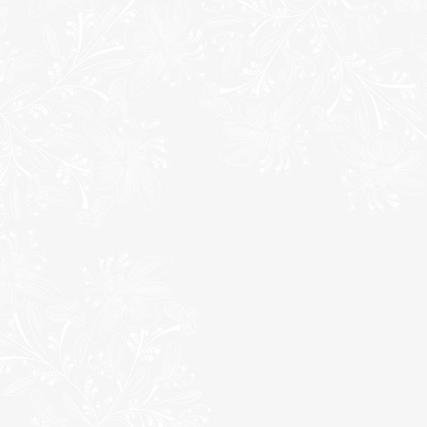 白色线条花纹免抠