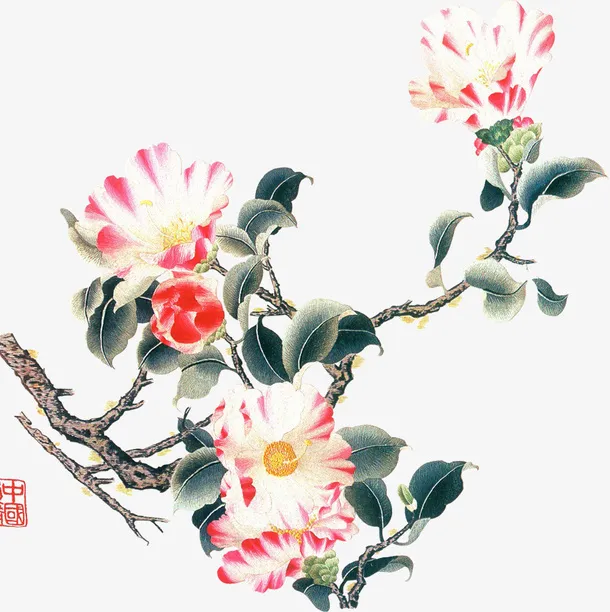 工笔画免扣素材2免抠