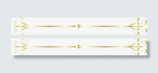 金色分割线免抠