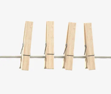 绳子上的夹子免抠