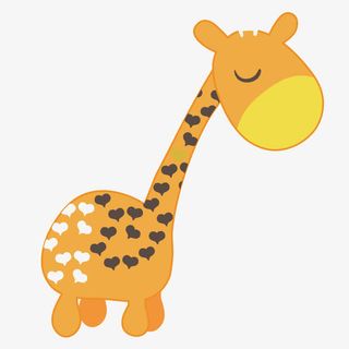 矢量卡通梅花鹿免抠