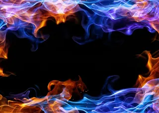 彩色火焰展板背景高清