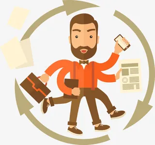 卡通人物矢量素材免抠