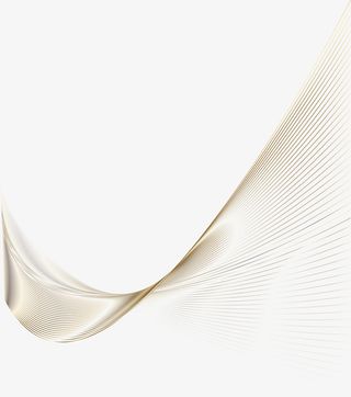 金色大气png渐变线条免抠