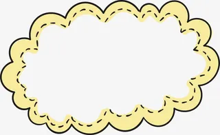 黄色边框免抠
