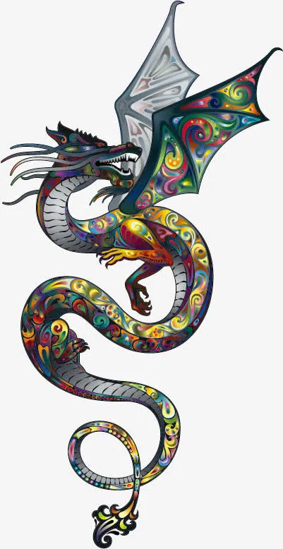 彩色动物矢量图免抠