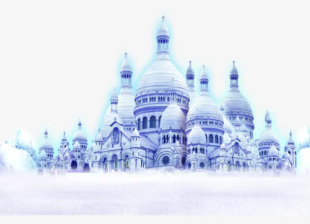 冰雪城堡免抠