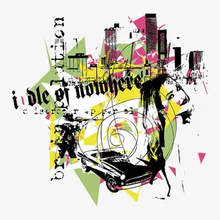 水墨创意城市免抠