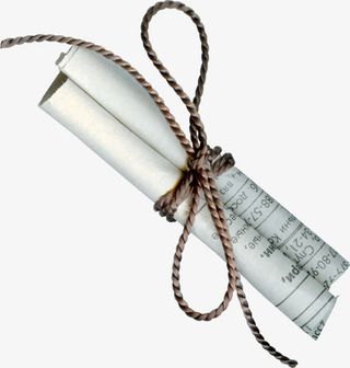 设计纸张 绳子免抠