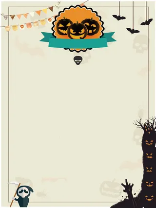万圣节南瓜背景素材高清