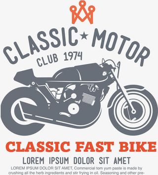 时尚骷髅印花设计矢量素材免抠