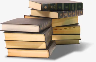 手绘合成书本效果教师节老师的教案免抠