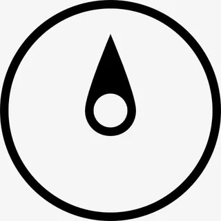 指南针指向北方图标免抠