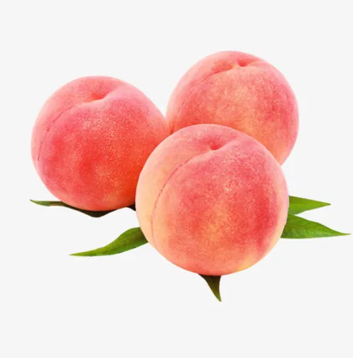 桃子新鲜嫩色免抠