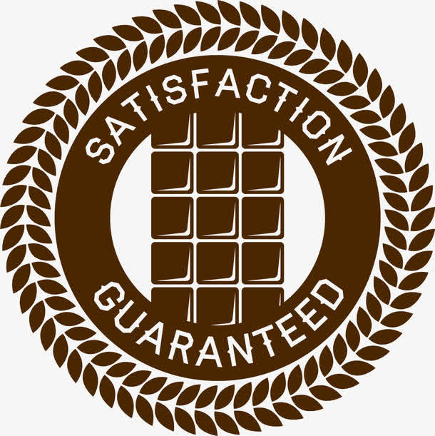 卡通巧克力标签免抠