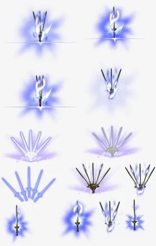 发光炫光神剑免抠