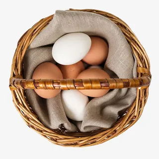 篮子里的鸡蛋免抠