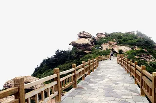 云台山山顶免抠