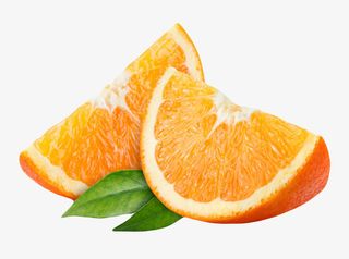 橙色香甜水果切碎的奉节脐橙实物免抠