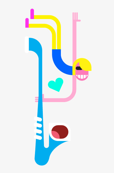 手握喇叭的人免抠