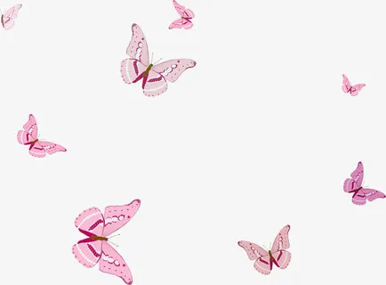 蝴蝶漂浮免抠