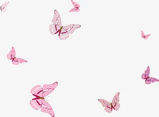 蝴蝶漂浮免抠